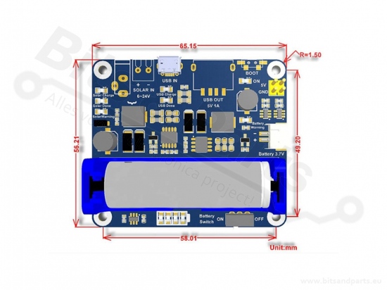 Solar Power Management Module Waveshare 
